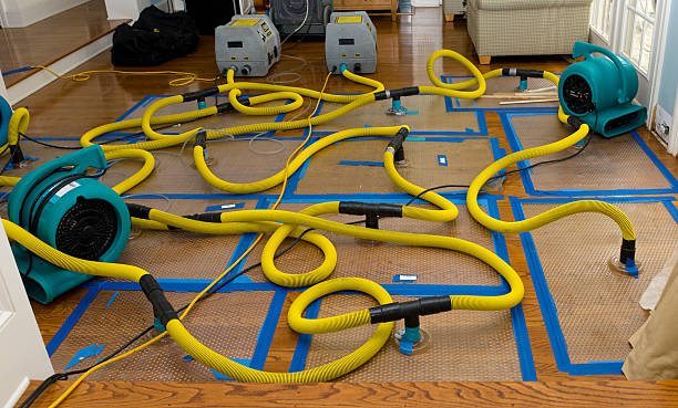 Professional Crawl Space Water Removal technician working in Clovis, CA